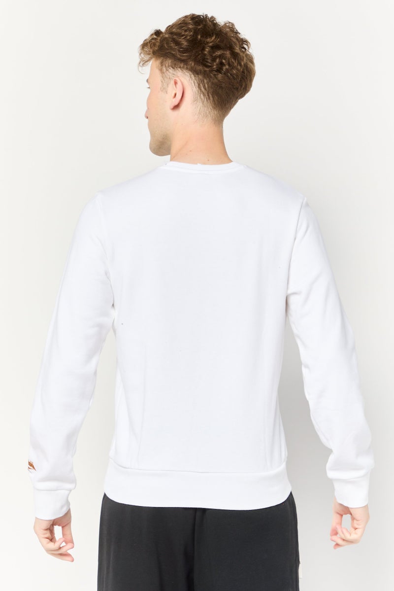 Reebok ريبوك × كونغ فو باندا ملابس رياضية للرجال بأكمام طويلة مناسبة للأنشطة الخارجية، أبيض - Image 4